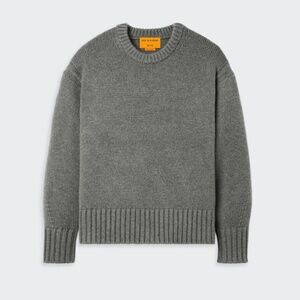 NWT Guest in Residence Cashmere Cozy Crew in Heather Grey XS